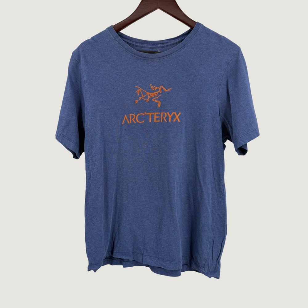 Arc'teryx T Shirt Medium Blue Graphic Logo Short Sleeve Tee